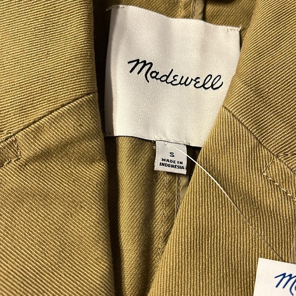 Madewell Sasha Chino Crossover Blazer/Jacket Sz S NWT - Picture 7 of 8